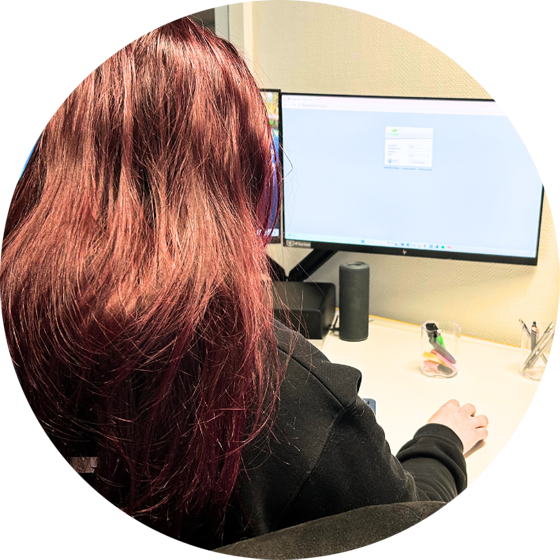 Kiitäjät Oy:n hallintoassistentti Olivia Saari